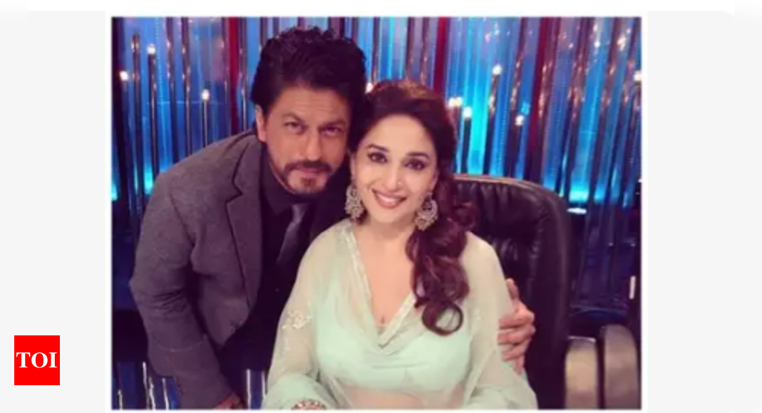 Jawan: Madhuri Dixit can’t wait to catch Shah Rukh Khan on screen, says ‘getting ready to be mesmerised’ | Hindi Movie News