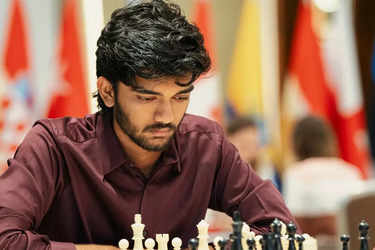 Kolkata, India. 06th Sep, 2023. Indian International chess player  Rameshbabu Praggnanandhaa seen playing in the fifth edition of the Tata  Steel Chess India tournament 2023 at Bhasa Bhavan. (Photo by Dipayan  Bose/SOPA