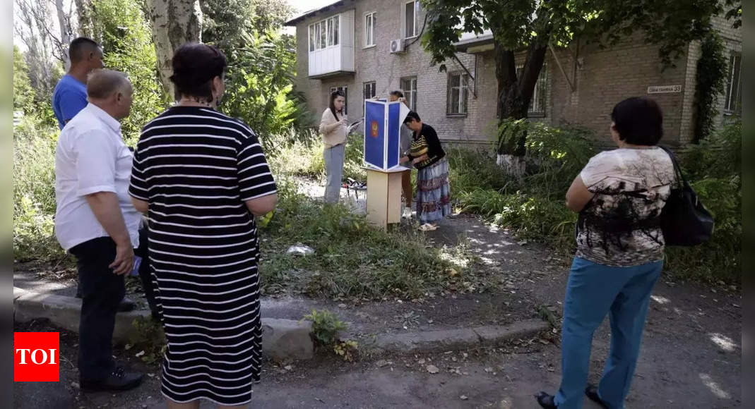 La Russie organise des élections dans les régions ukrainiennes occupées pour tenter d’y resserrer son emprise