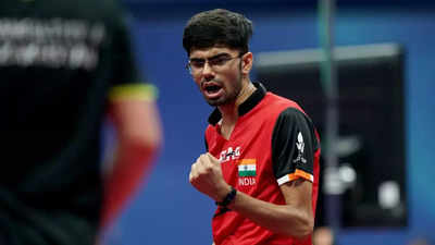 Manav Thakkar downs world No 33 at Asian Table Tennis Championships