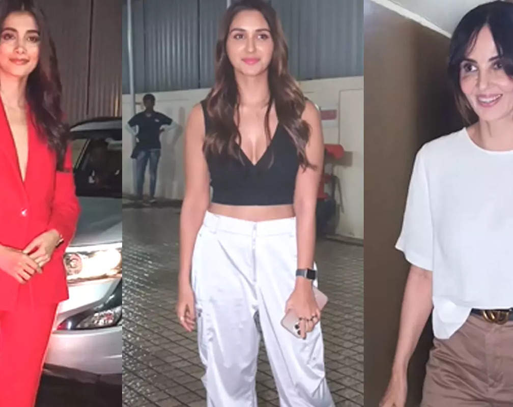 
#CelebrityEvenings: From Pooja Hegde to Nikita Dutta, Bollywood celebs spotted in Mumbai
