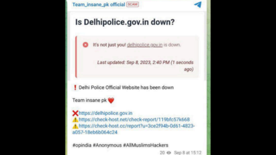 Hacked: Delhi & Mumbai police websites go down