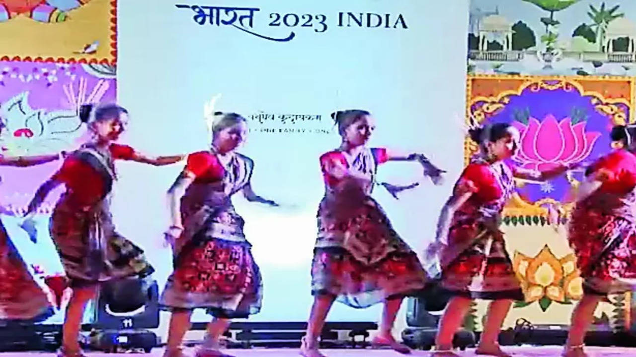 Sambalpuri Song Imf Chief Shakes A Leg To Sambalpuri Song At G20