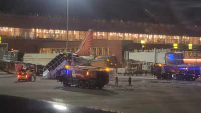Panic prevails at Bengaluru airport as smoke detected in Air India aircraft