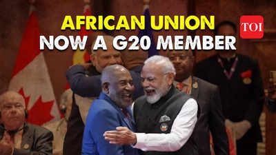 African Union NOW in G20: PM Modi welcomes African Union as G20 permanent member with a BIG HUG