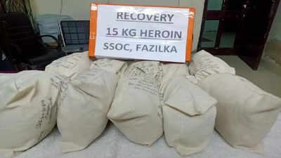 Punjab Police recover 15kg heroin from Fazilka, 1 held