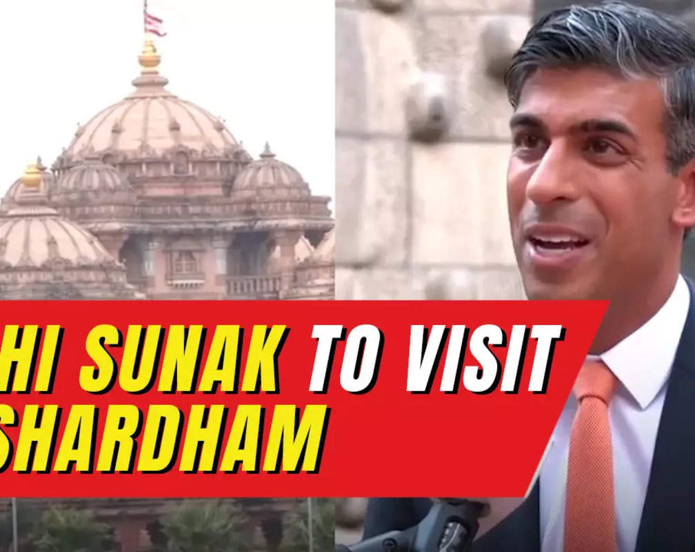 
UK PM Rishi Sunak to visit Delhi's Akshardham temple on September 10
