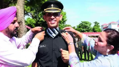 23 years on, son fulfils fallen soldier's dream | Chandigarh News ...