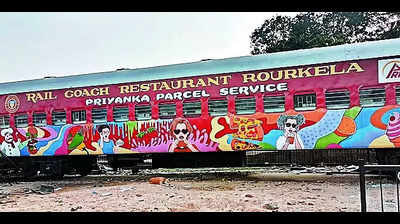 Rail coach restaurant to open doors at Rourkela station before Durga Puja