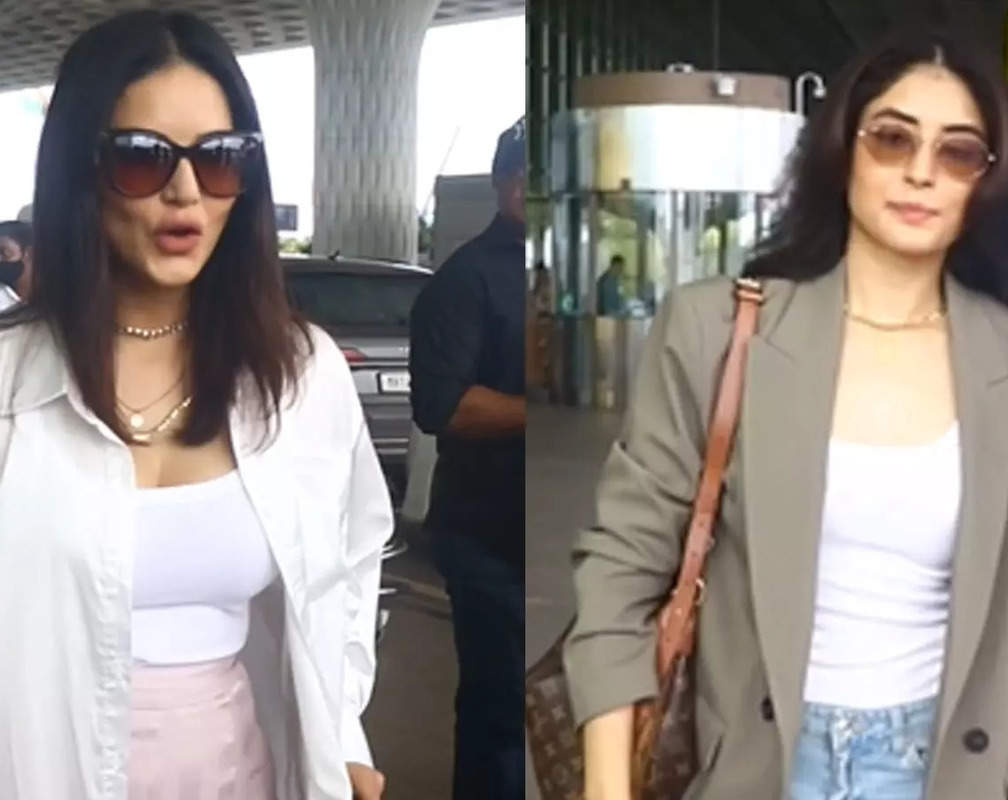 
From Sunny Leone to Kritika Kamra, B-Town celebs spotted at Mumbai airport
