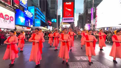 Mesmerising! Rig Veda's Sanatan Nasadiya Sukta performed at Times Square, watch video