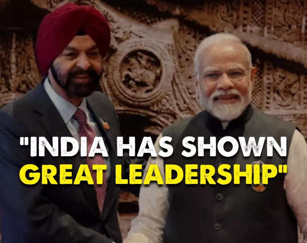 
World Bank President Ajay Banga commends India's G20 leadership and achievements
