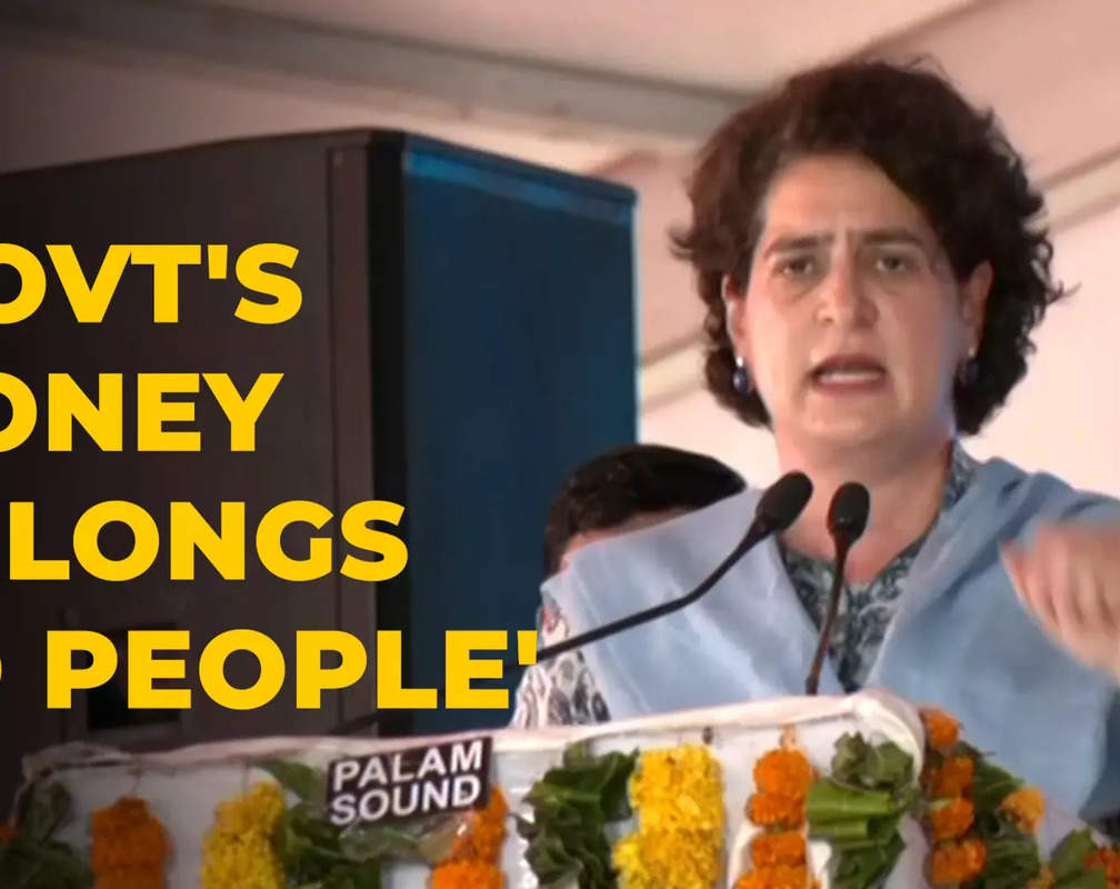 
Priyanka Gandhi Vadra: 'Government whose intent is right will spend money for people's benefit'
