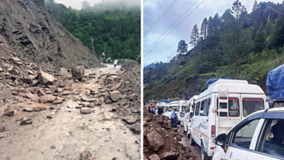 Rain triggers landslides on road to Badrinath highway