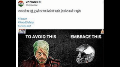 UP Police's creative take on 'Jawan' poster wins applause