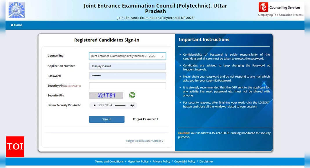 UP Polytechnic 2023: Round 5 seat allotment results released on jeecup.admissions.nic.in