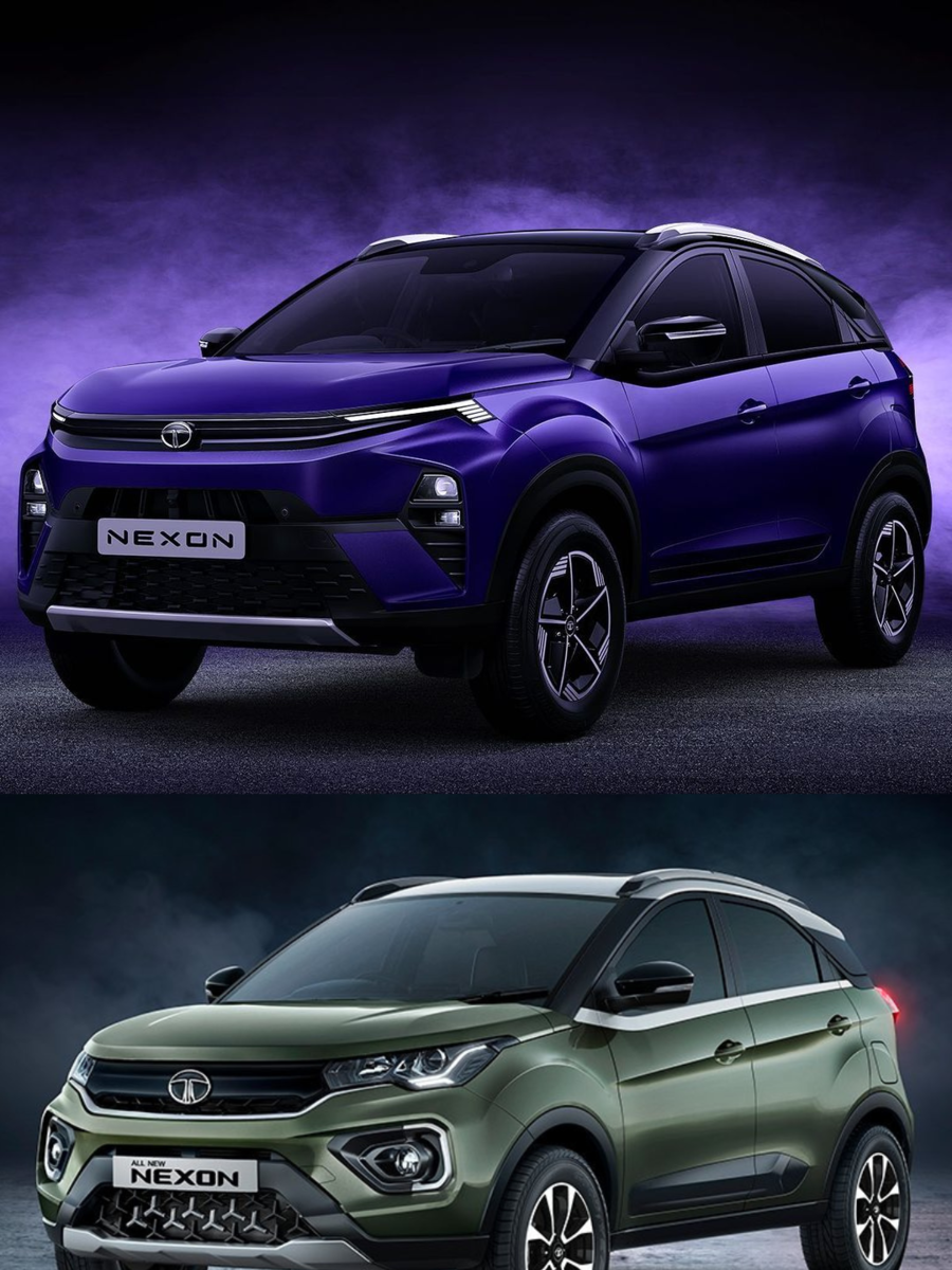 Tata Nexon: Old Vs New Comparison: Size, Engine, Power, Mileage, Safety ...