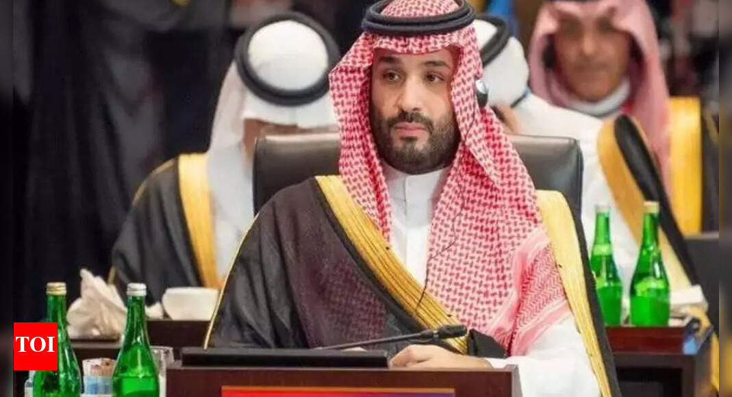 Saudi Arabia Crown Prince Salman meets PM Modi at Hyderabad House ...
