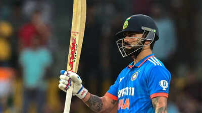 Masterful Virat Kohli slams 77th international ton, becomes fastest to 13,000 ODI runs