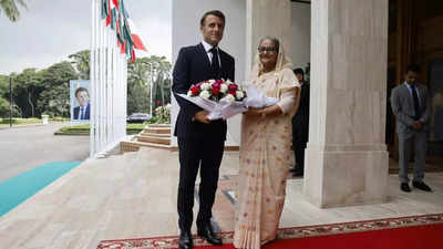 France, Bangladesh sign deal to provide loans, satellite technology during Macron's visit to Dhaka