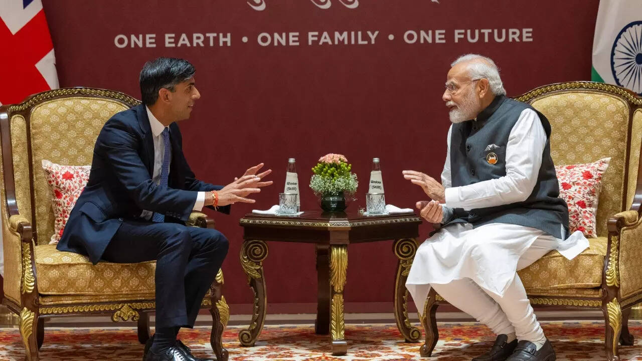 Rishi Sunak tells UK Parliament of 'warm, productive' FTA talks with PM Modi  | India News - Times of India