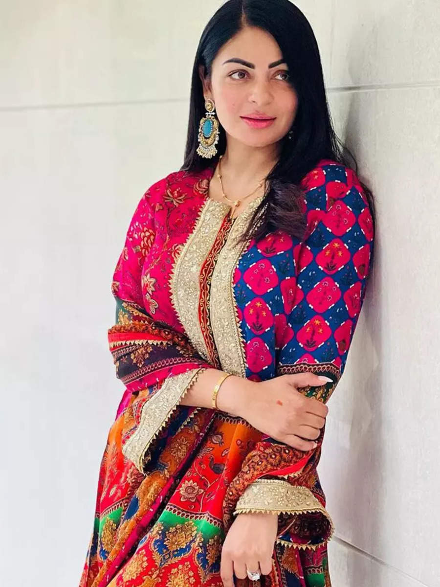 Neeru Bajwa Is A Vision Of Elegance In Salwar Suits 