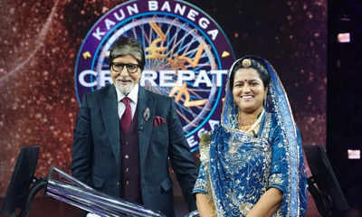 Kaun Banega Crorepati 15: Amitabh Bachchan played hockey with Neeru Yadav on the sets of the show