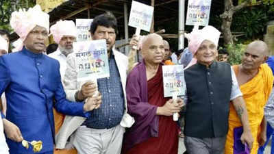 Union minister Ramdas Athawale launches 'Mangal Maitri' peace campaign from Babasaheb Ambedkar samadhi in Mumbai