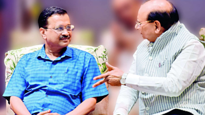 CM & LG discuss Delhi's development at Raj Niwas, meeting 'cordial'