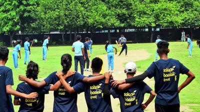 Thrilled, Delhi street kids pad up for their world cup