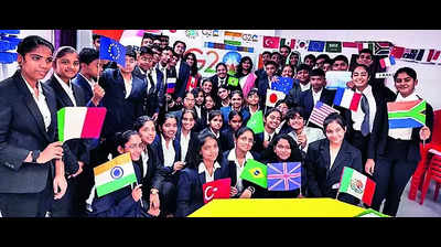 Yuvamanthan Model G20 held at Army Public School
