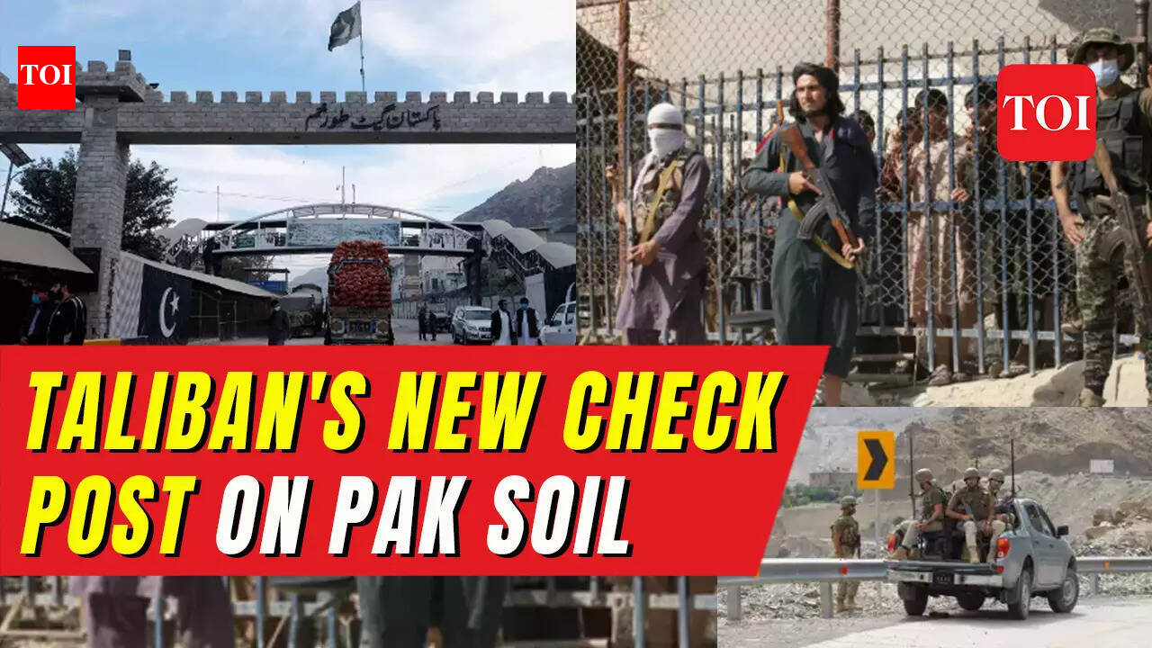 Afghan-Pakistan Torkham border clashes intensify as Taliban builds ...