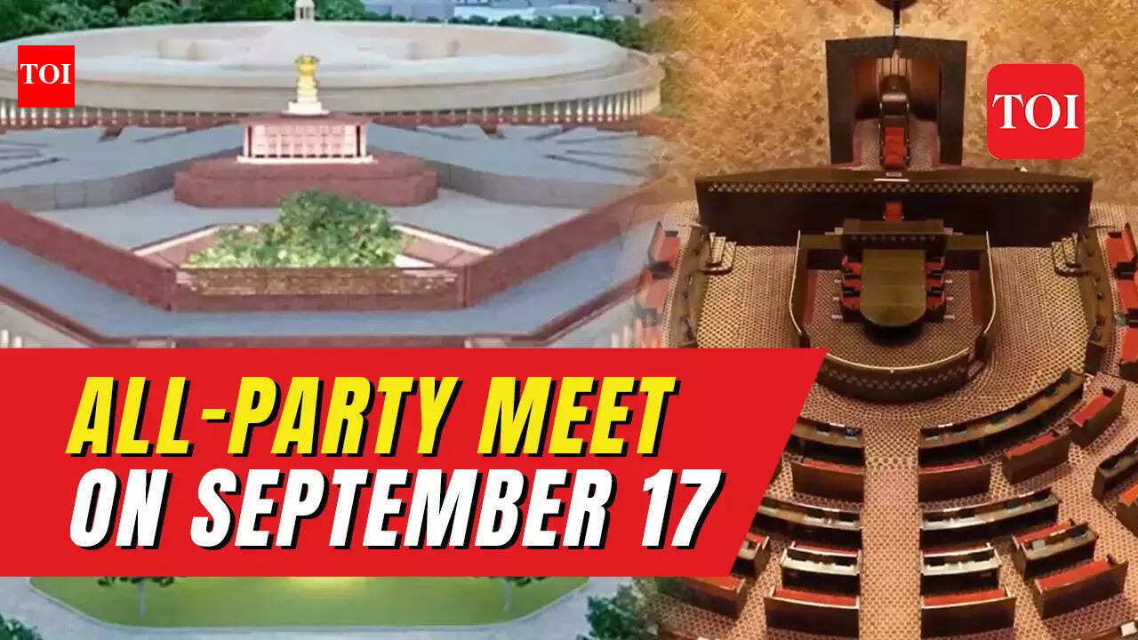 All-party meet on September 17: Will government reveal agenda for ...
