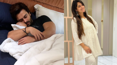 Punjabi Sleeping Sex - Dipika Kakar shares an adorable post of Shoaib Ibrahim and their son Ruhaan  while sleeping; says â€œSevere back pain hai lekin bete se door rehna manzoor  nahi\