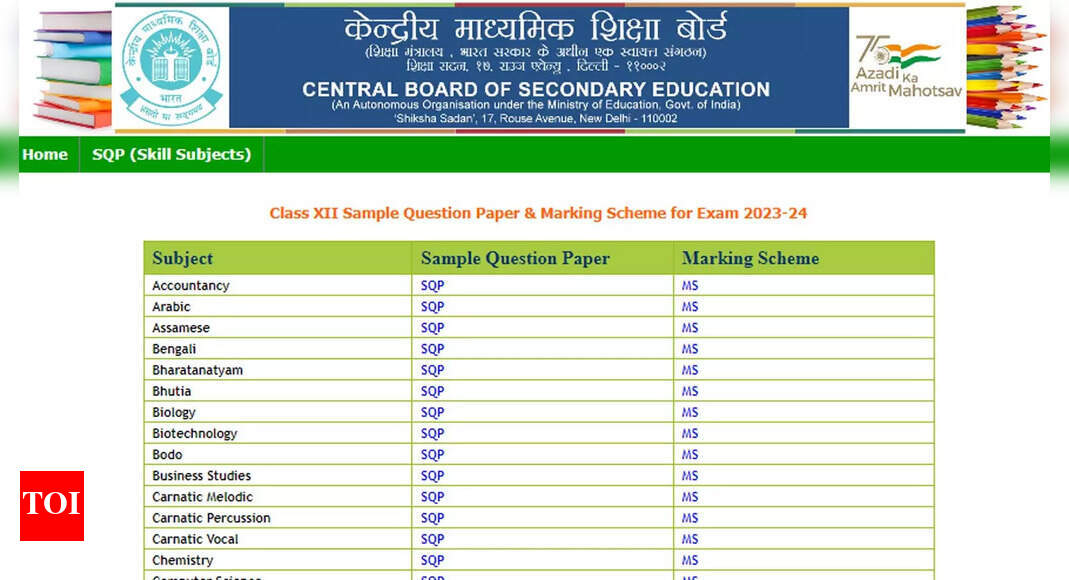 CBSE Sample Papers: Don't fall prey to private player's Class 10, 12 ...
