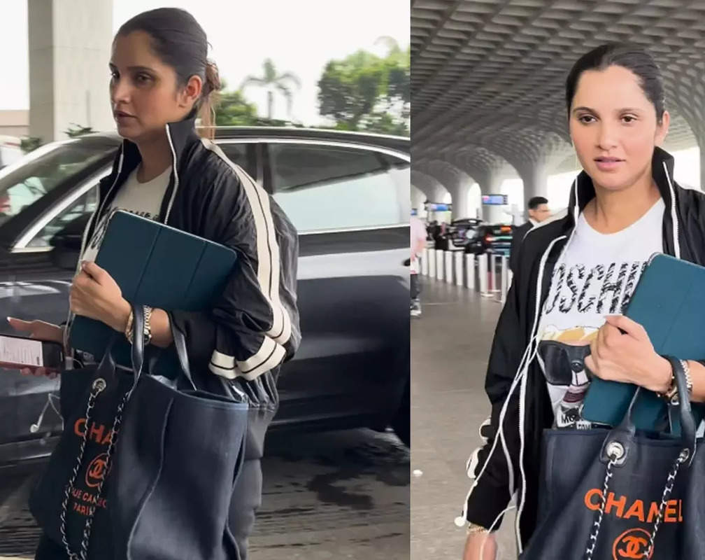 
Amid separation rumours from Shoaib Malik, Sania Mirza gets spotted at the airport with a distraught look in her face
