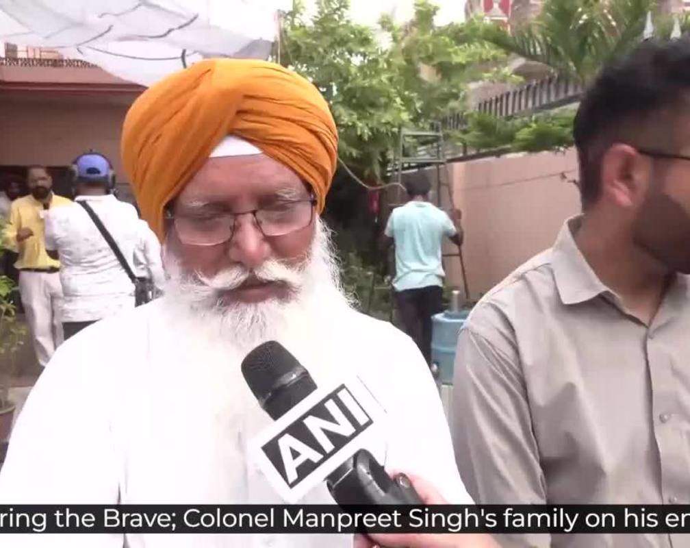 
He joined army after completing CA: Kin of Colonel Manpreet Singh
