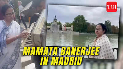 West Bengal CM Mamata Banerjee leads all-star delegation in Madrid to woo investors