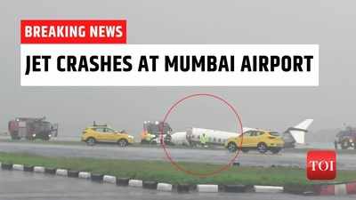 Mumbai Airport BREAKING NEWS: Learjet 45 Aircraft skids off runway; all operations shut