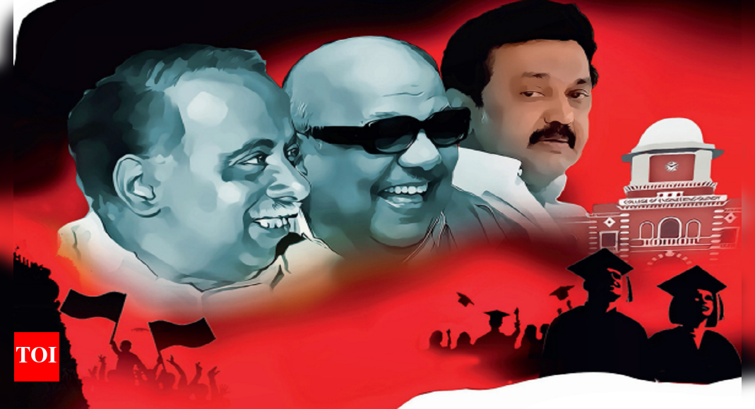 Dmk: At 74, DMK has new battles to wage | Chennai News - Times of India