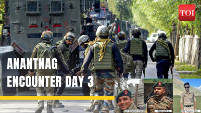 Anti-terrorist operations continue for Day-3 in Jammu and Kashmir's Anantnag