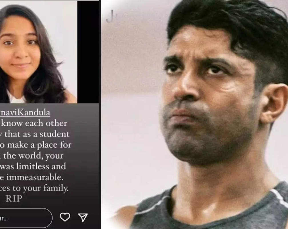 
Jaahnavi Kandula's shocking death in US: Farhan Akhtar expresses grief, says 'Your potential was limitless'
