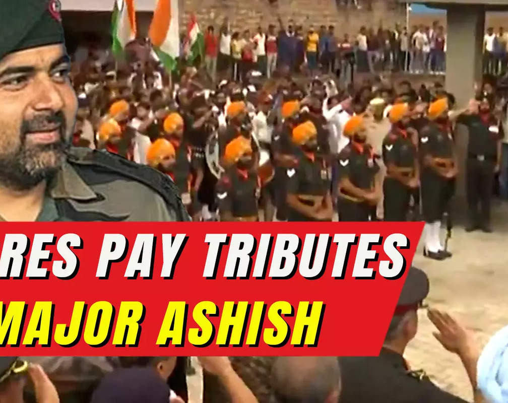 
Anantnag Encounter:Major Ashish Dhonchak's mortal remains head for last rites in Panipat
