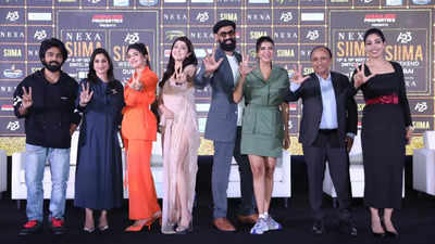 SIIMA 2023: Rana Daggubati, Sreeleela, Pranitha Subhash and other South stars shine bright at exclusive press event