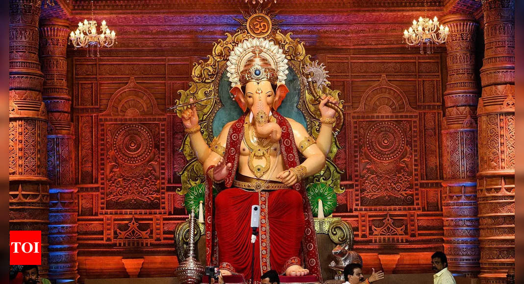 Ganeshotsav 2023 Mumbaikars to get their first glimpse of Lalbaugcha