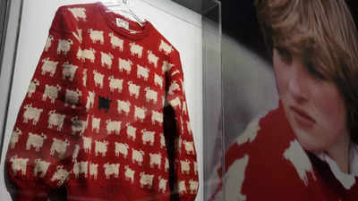 Princess Diana's 'Black Sheep' sweater sells at auction for $1.1 million