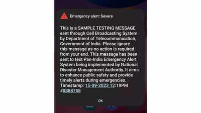 Emergency alert: If you have received this message on your phone, here's what it means