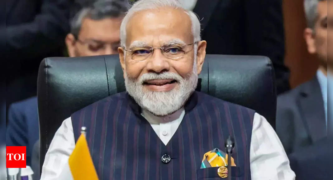 Pm Modi ‘most Popular Global Leader With 76 Approval Rating Survey India News Times Of India 