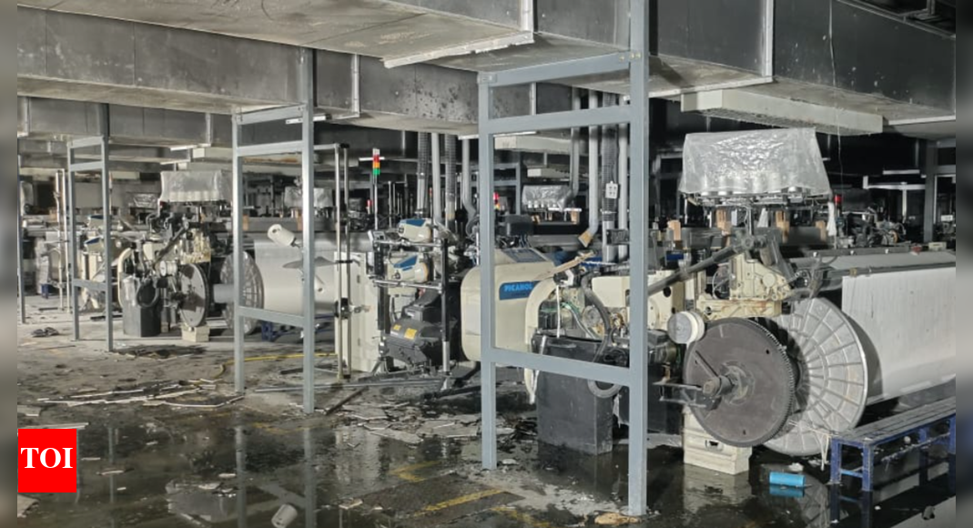 Machines and raw material worth Rs 3crore damaged in textile mill fire