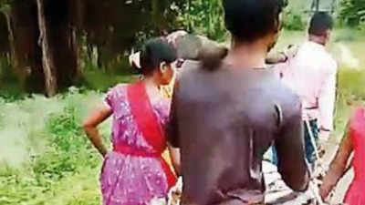 Jharkhand: Woman in labour carried on cot across hilly terrains, baby dies